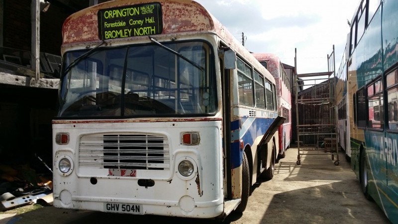 classic vehicle 1970's Bus