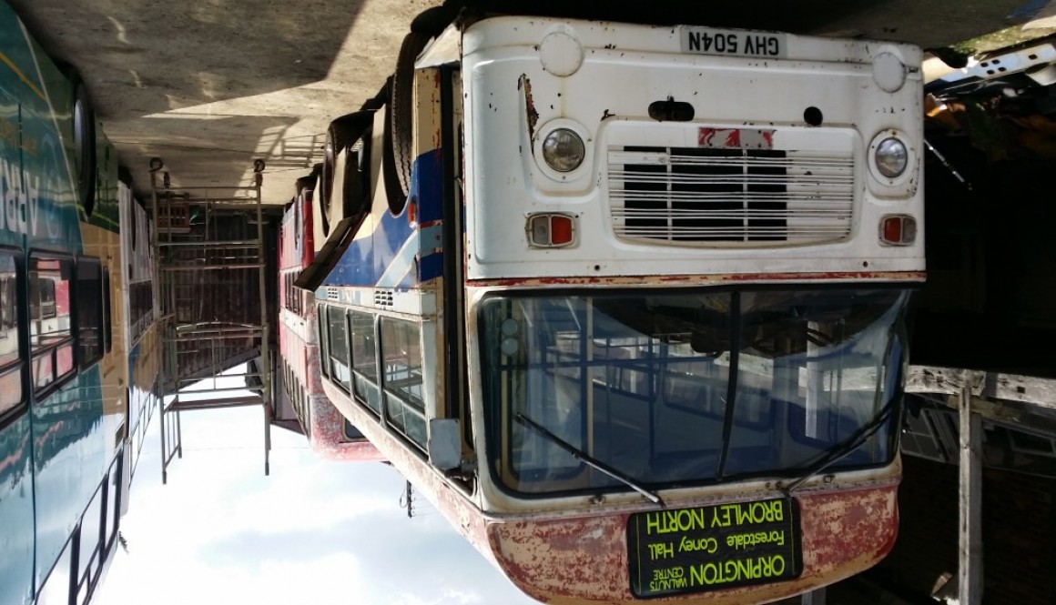 classic vehicle 1970's Bus